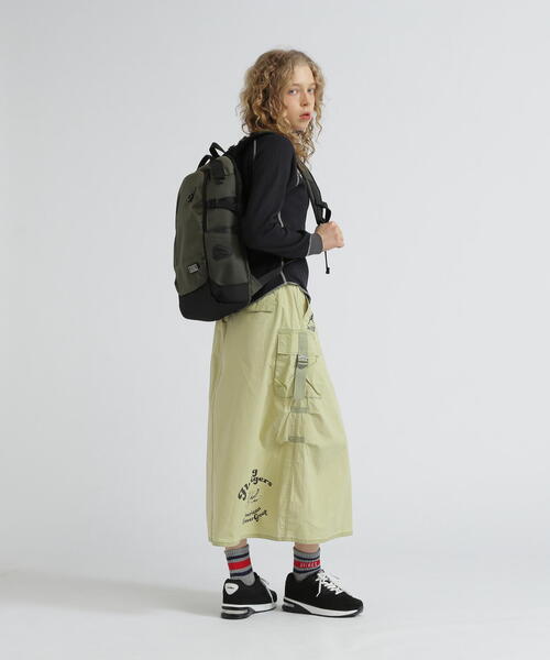 AVIREX（アヴィレックス）の「SOLID RUCK SACK / ソリッド リュックサック / AVIREX / アヴィレックス / AX2053（バックパック/リュック・メンズ・ブラック/オリーブ系・F）」の20枚目の写真