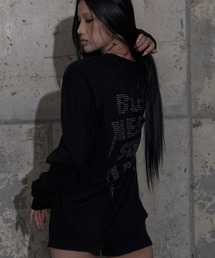 FANCY CLUB（ファンシークラブ）の「A'GEM/9 × .kom 『FANCY CLUB/ファンシークラブ』 FF LETTERING LONG SLEEVE/FF レタリング 長袖Tシャツ（Tシャツ/カットソー）」