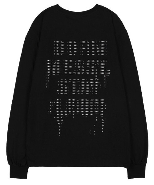 FANCY CLUB(ファンシークラブ)の「A'GEM/9 × .kom 『FANCY CLUB/ファンシークラブ』 FF LETTERING LONG SLEEVE/FF レタリング 長袖Tシャツ(Tシャツ/カットソー・レディース・ブラック/グレー/ホワイト・FREE)」の9枚目の写真