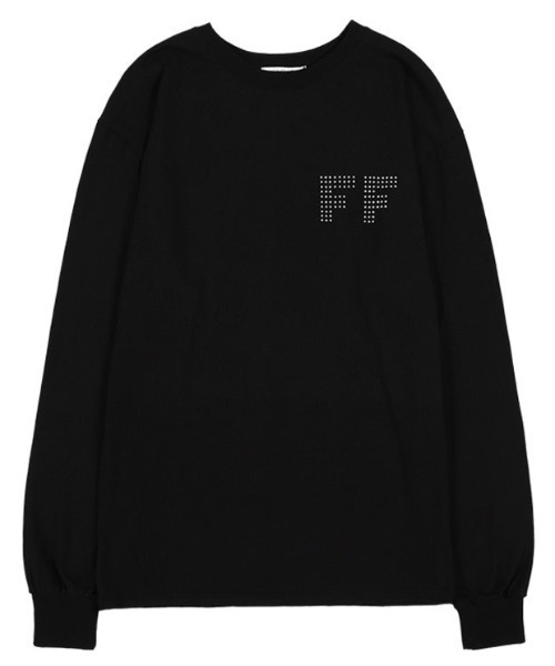 FANCY CLUB(ファンシークラブ)の「A'GEM/9 × .kom 『FANCY CLUB/ファンシークラブ』 FF LETTERING LONG SLEEVE/FF レタリング 長袖Tシャツ(Tシャツ/カットソー・レディース・ブラック/グレー/ホワイト・FREE)」の10枚目の写真