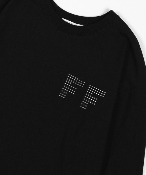 FANCY CLUB(ファンシークラブ)の「A'GEM/9 × .kom 『FANCY CLUB/ファンシークラブ』 FF LETTERING LONG SLEEVE/FF レタリング 長袖Tシャツ(Tシャツ/カットソー・レディース・ブラック/グレー/ホワイト・FREE)」の12枚目の写真