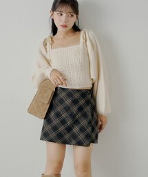 Chico（チコ）の「フロントラップミニスカパン（スカート・レディース）」