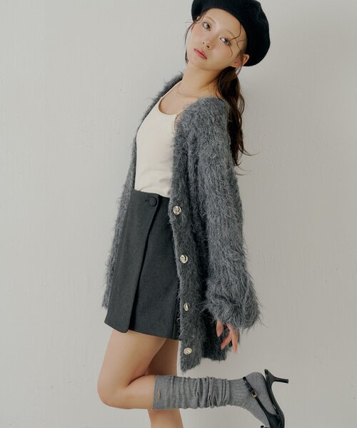 Chico（チコ）の「フロントラップミニスカパン（スカート・レディース・ベージュ/ブラウン系その他2/ブラック/ブラック系その他2・FREE）」の18枚目の写真