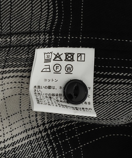 GOLD（ゴールド）の「東洋エンタープライズ GOLD / ゴールド：SUVIN COTTON NEL CHECK REGULAR COLLAR SHIRT：25B-GL29546[MUS]（シャツ/ブラウス・メンズ・ブラック・L/M）」の5枚目の写真