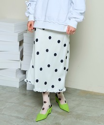 MAISON SPECIAL | Dot Frill Midi-length Skirt / ドットフリルミモレスカート(スカート)