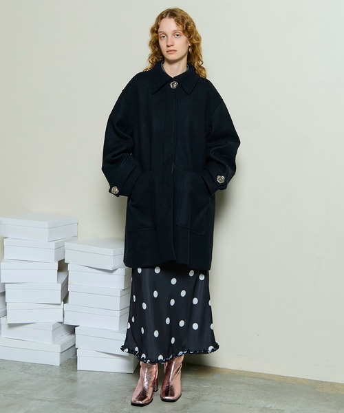 Dot Frill Midi-length Skirt / ドットフリルミモレスカート（スカート