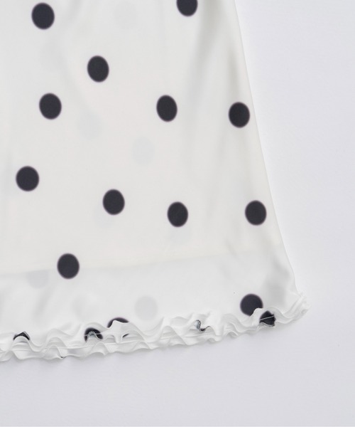 Dot Frill Midi-length Skirt / ドットフリルミモレスカート（スカート