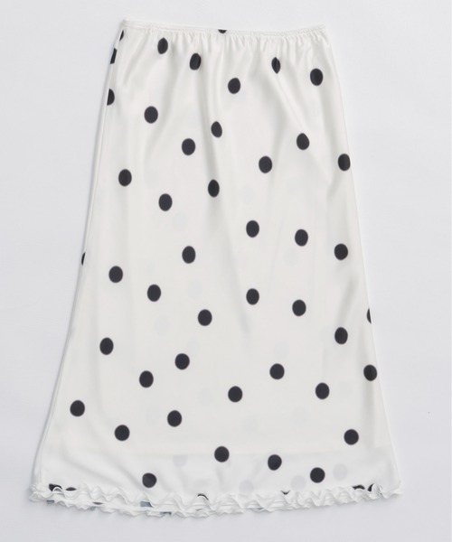 Dot Frill Midi-length Skirt / ドットフリルミモレスカート（スカート