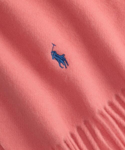 フリンジトリム ウール マフラー（マフラー）｜POLO RALPH LAUREN