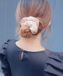 B.I.D.（ビーアイディー）の「《Bz》シンプルビッグシュシュ/ヘアゴム(RZ)（シュシュ）」