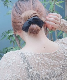 B.I.D.（ビーアイディー）の「《Bz》シンプルビッグシュシュ/ヘアゴム(RZ)（シュシュ）」