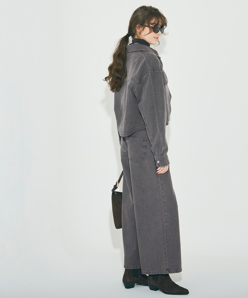 coca(coca)(コカ)の「ローライズデニム(デニムパンツ・レディース・グレー/ブルー・S/M/L)」の9枚目の写真