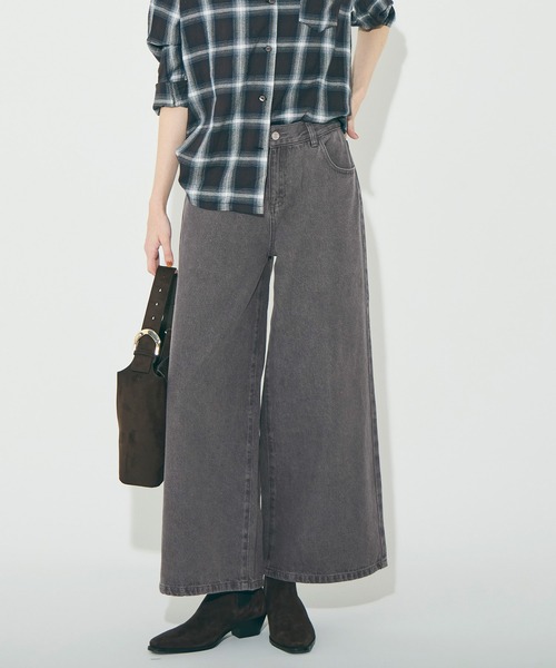 coca(coca)(コカ)の「ローライズデニム(デニムパンツ・レディース・グレー/ブルー・S/M/L)」の11枚目の写真