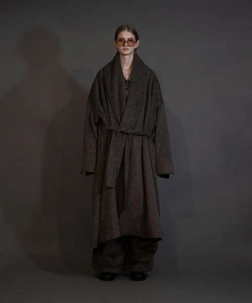 my beautiful landlet（マイビューティフルランドレット）の「【my beautiful landlet】 ALPACA SHAGGY LONG COAT（その他アウター・メンズ・ブラウン/ベージュ/ブラック・0/1）」の5枚目の写真