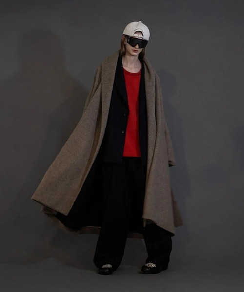 my beautiful landlet（マイビューティフルランドレット）の「【my beautiful landlet】 ALPACA SHAGGY LONG COAT（その他アウター・メンズ・ブラウン/ベージュ/ブラック・0/1）」の8枚目の写真