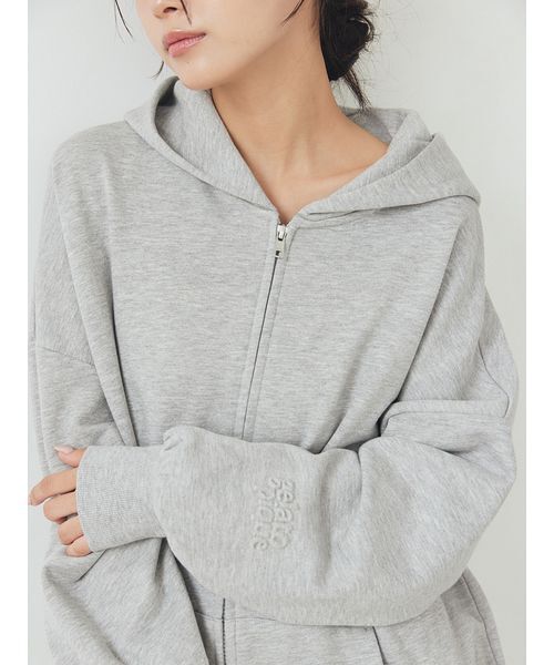 即日発送☆新品未開封GELATO PIQUE グレー ルームウェア 裏毛パーカ（ルームウェア/パジャマ）｜gelato pique（ジェラートピケ