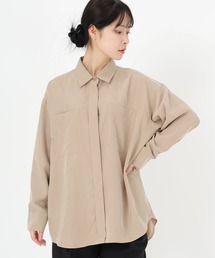 STRAWBERRY-FIELDS | パウダーポプリン_パウダータッチシャツ(シャツ/ブラウス)