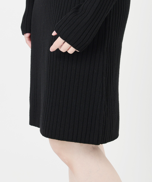 IENA（イエナ）の「ワイドリブワンピース（ワンピース・レディース・グレー/ブラック・FREE）」の14枚目の写真