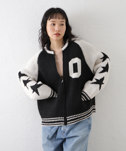 OBEY(オベイ)の「OBEY / オベイ INT. COWICHAN SWEATER(カーディガン/ボレロ・メンズ・ブラック/ボルドー・MEDIUM/LARGE)」の15枚目の写真