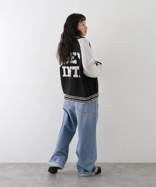 OBEY(オベイ)の「OBEY / オベイ INT. COWICHAN SWEATER(カーディガン/ボレロ・メンズ・ブラック/ボルドー・MEDIUM/LARGE)」の13枚目の写真
