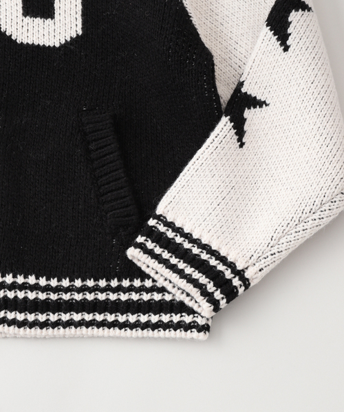 OBEY(オベイ)の「OBEY / オベイ INT. COWICHAN SWEATER(カーディガン/ボレロ・メンズ・ブラック/ボルドー・MEDIUM/LARGE)」の6枚目の写真