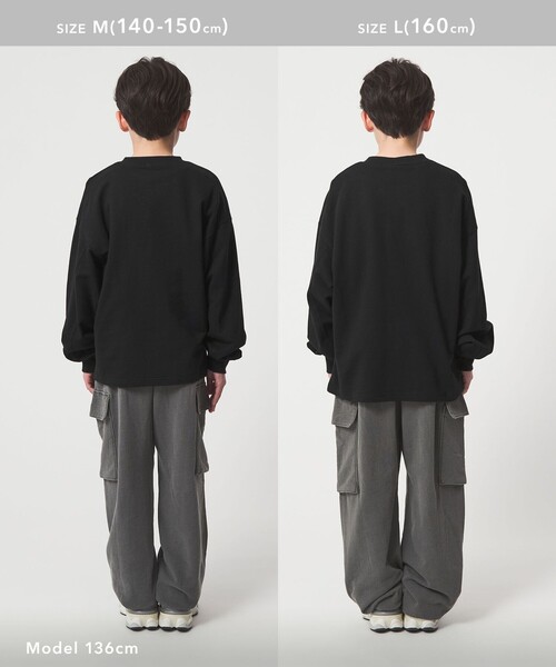 THRASHER(スラッシャー)の「【別注】<THRASHER>プリントスウェット / トレーナー / キッズ 140cm-160cm(スウェット・キッズ・ライトブルー/ワイン/ブラック・M(140-150cm)/L(160cm))」の9枚目の写真