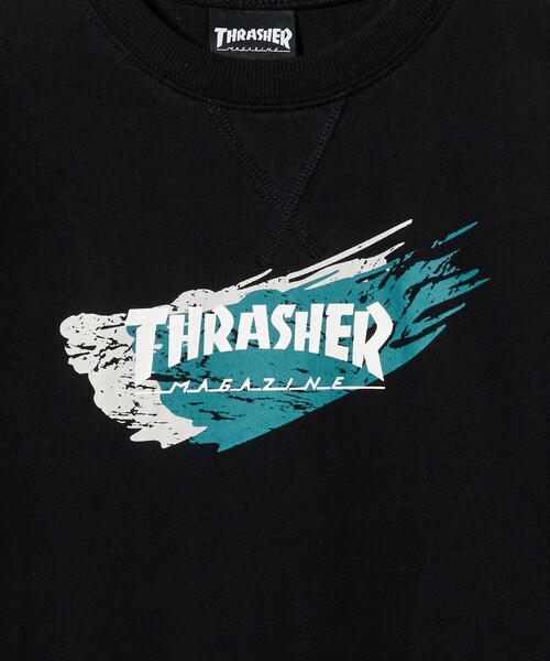THRASHER(スラッシャー)の「【別注】<THRASHER>プリントスウェット / トレーナー / キッズ 140cm-160cm(スウェット・キッズ・ライトブルー/ワイン/ブラック・M(140-150cm)/L(160cm))」の18枚目の写真