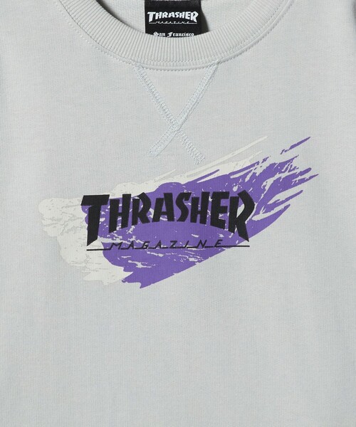THRASHER(スラッシャー)の「【別注】<THRASHER>プリントスウェット / トレーナー / キッズ 140cm-160cm(スウェット・キッズ・ライトブルー/ワイン/ブラック・M(140-150cm)/L(160cm))」の22枚目の写真