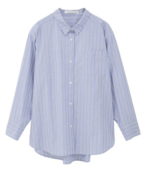 GARAGE OF GOOD CLOTHING（ガレージオブグッドクロージング）の「ストライプビッグシャツ（シャツ/ブラウス・レディース・ベージュ/サックスブルー・FREE）」の19枚目の写真