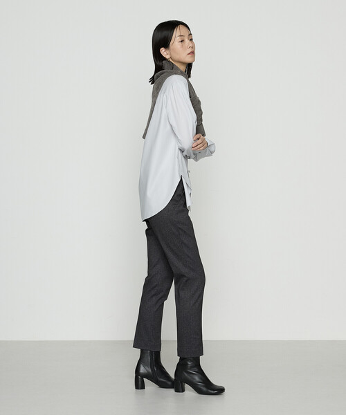 Gabardine K.T(ギャバジンケーティー)の「ハイテンション裏起毛 あったかパンツ(その他パンツ・レディース・ネイビー/ブラック/チャコール/ダークブラウン・9号/11号)」の6枚目の写真