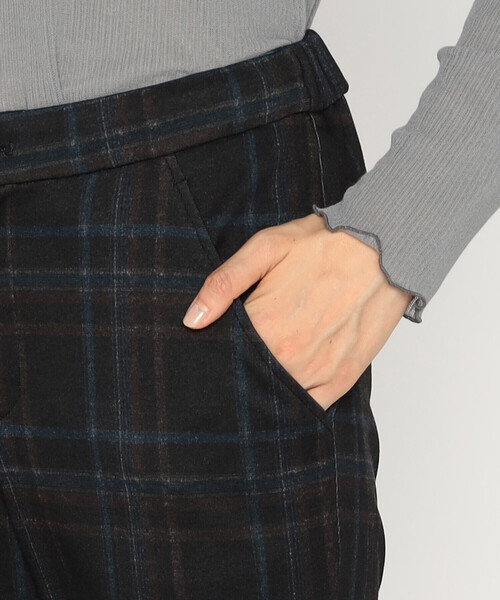 Gabardine K.T(ギャバジンケーティー)の「ハイテンション裏起毛 あったかパンツ(その他パンツ・レディース・ネイビー/ブラック/チャコール/ダークブラウン・9号/11号)」の21枚目の写真