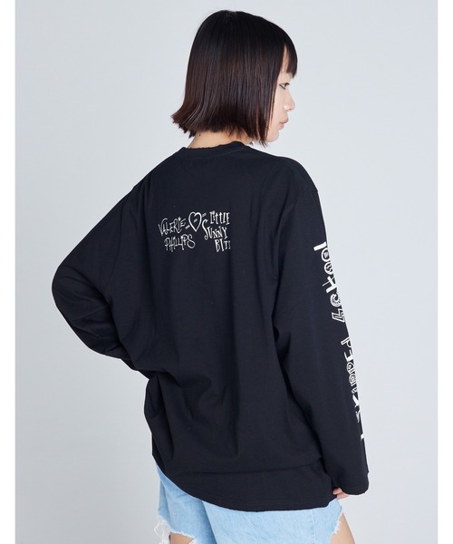 Little sunny bite(リトルサニーバイト)の「【RES】【Little Sunny Bite】Valerie Phillips x little sunny bite photo long tee(Tシャツ/カットソー・レディース・ブラック/ホワイト・SMALL)」の18枚目の写真