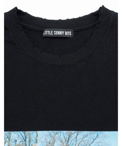 Little sunny bite(リトルサニーバイト)の「【RES】【Little Sunny Bite】Valerie Phillips x little sunny bite photo long tee(Tシャツ/カットソー・レディース・ブラック/ホワイト・SMALL)」の17枚目の写真