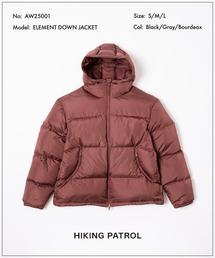 EDIFICE（エディフィス）の「HIKING PATROL (ハイキング・パトロール) ELEMENT DOWN JACKET AW25001（ダウンジャケット/コート）」