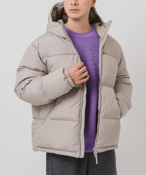 EDIFICE（エディフィス）の「HIKING PATROL (ハイキング・パトロール) ELEMENT DOWN JACKET AW25001（ダウンジャケット/コート・メンズ・ライトグレー/ブラック/ボルドー・SMALL/MEDIUM/LARGE）」の4枚目の写真