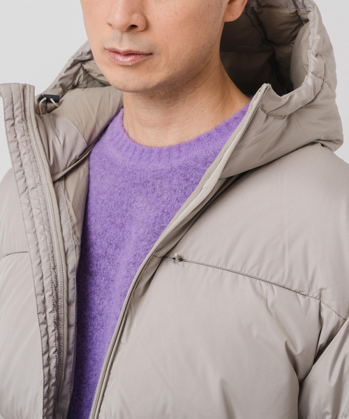EDIFICE（エディフィス）の「HIKING PATROL (ハイキング・パトロール) ELEMENT DOWN JACKET AW25001（ダウンジャケット/コート・メンズ・ライトグレー/ブラック/ボルドー・SMALL/MEDIUM/LARGE）」の5枚目の写真