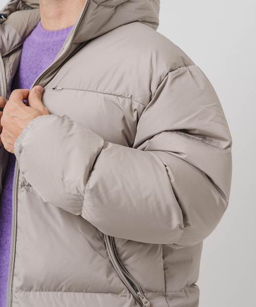 EDIFICE（エディフィス）の「HIKING PATROL (ハイキング・パトロール) ELEMENT DOWN JACKET AW25001（ダウンジャケット/コート・メンズ・ライトグレー/ブラック/ボルドー・SMALL/MEDIUM/LARGE）」の7枚目の写真