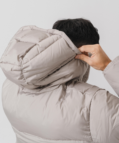 EDIFICE（エディフィス）の「HIKING PATROL (ハイキング・パトロール) ELEMENT DOWN JACKET AW25001（ダウンジャケット/コート・メンズ・ライトグレー/ブラック/ボルドー・SMALL/MEDIUM/LARGE）」の10枚目の写真