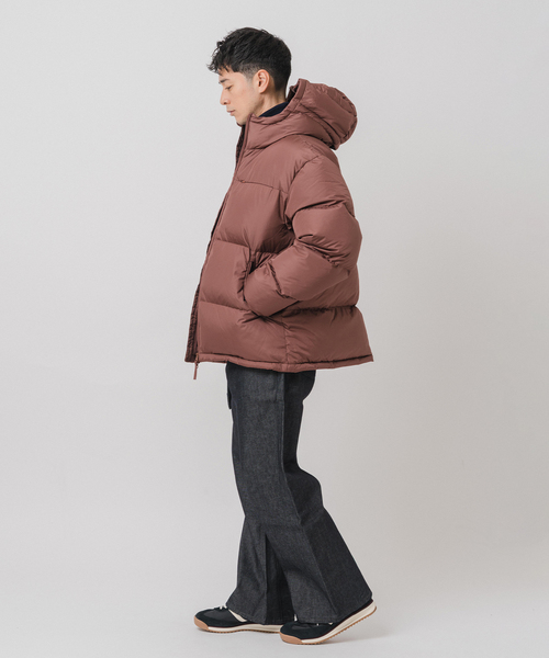 EDIFICE（エディフィス）の「HIKING PATROL (ハイキング・パトロール) ELEMENT DOWN JACKET AW25001（ダウンジャケット/コート・メンズ・ライトグレー/ブラック/ボルドー・SMALL/MEDIUM/LARGE）」の12枚目の写真