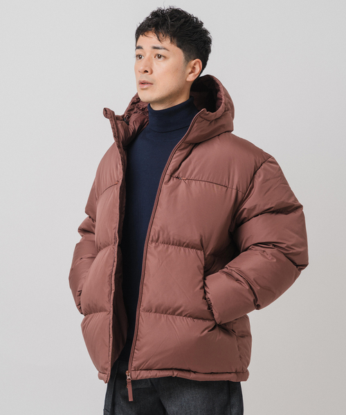 EDIFICE（エディフィス）の「HIKING PATROL (ハイキング・パトロール) ELEMENT DOWN JACKET AW25001（ダウンジャケット/コート・メンズ・ライトグレー/ブラック/ボルドー・SMALL/MEDIUM/LARGE）」の15枚目の写真