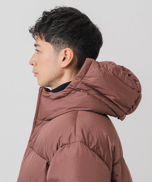 EDIFICE（エディフィス）の「HIKING PATROL (ハイキング・パトロール) ELEMENT DOWN JACKET AW25001（ダウンジャケット/コート・メンズ・ライトグレー/ブラック/ボルドー・SMALL/MEDIUM/LARGE）」の21枚目の写真