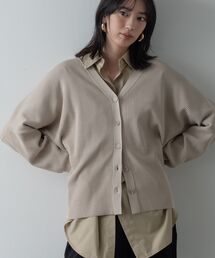 GALLEST | 【再入荷】フォルムリブニットカーディガン(カーディガン/ボレロ)