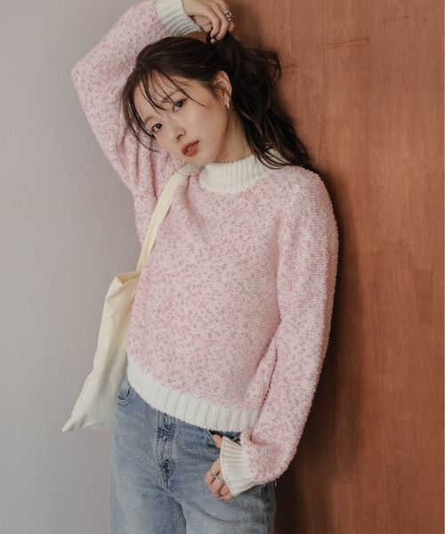 shirocon ポッピングシャワーニット　ピンク　38サイズ yori shirocon ポッピングシャワーニット ピンク38 - メルカリ