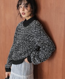 ぽわん袖 ポッピングシャワー ニット