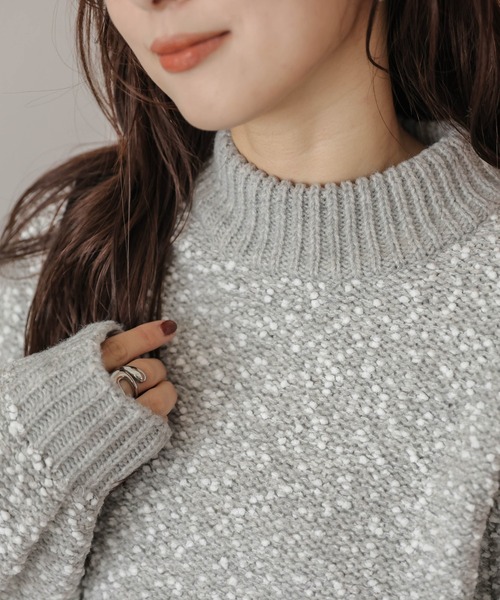セール】ぽわん袖 ポッピングシャワー ニット（ニット/セーター）｜La