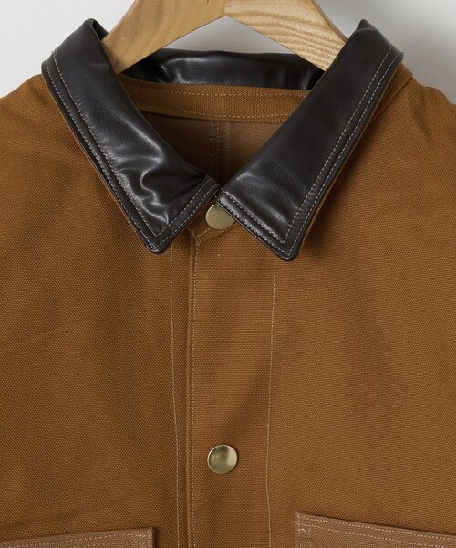 CIAOPANIC(チャオパニック)の「【別注】US CARHARTT DUCK FILM COVERALL(その他アウター・レディース・ブラック/ブラウン・MEDIUM/LARGE)」の4枚目の写真