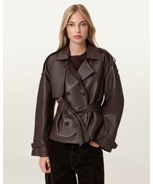 ALLSAINTS｜オールセインツ（レディース）のトレンチコート（レザー