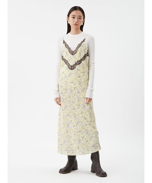 Mila Owen（ミラオーウェン）の「シアーラメクルーネックリブニット（ニット/セーター・レディース・ホワイト/ピンク/ミント/ベージュ/その他・0/1）」の15枚目の写真