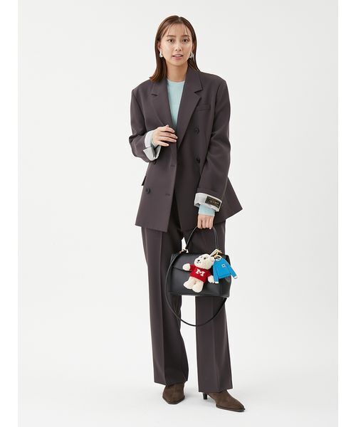 Mila Owen（ミラオーウェン）の「シアーラメクルーネックリブニット（ニット/セーター・レディース・ホワイト/ピンク/ミント/ベージュ/その他・0/1）」の19枚目の写真