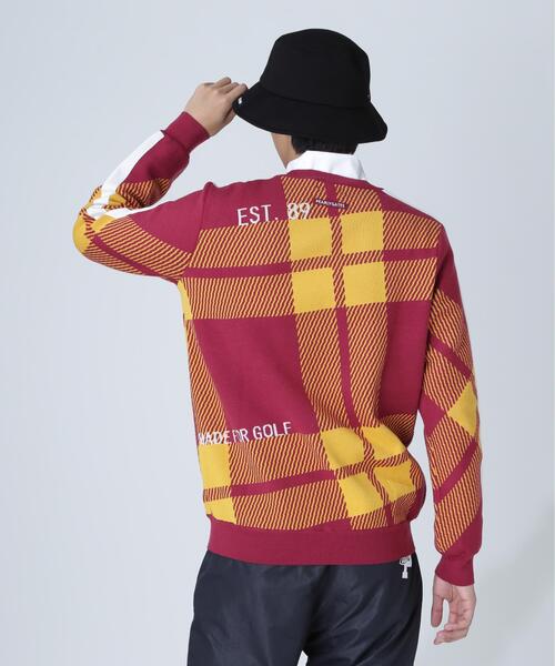 PEARLY GATES チェック柄 セーター・スカートセット シアーチェック スカート ＜CHECKシリーズ＞ | PEARLY GATES（パーリー